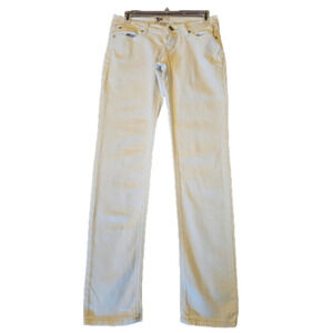 So White Straight Leg Jeans Size 5